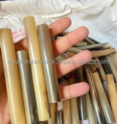 Standard Quality Factory Price Buffalo Horn Roll Handmade High Quality Natural Buffalo, ox, Horn roll handle from India