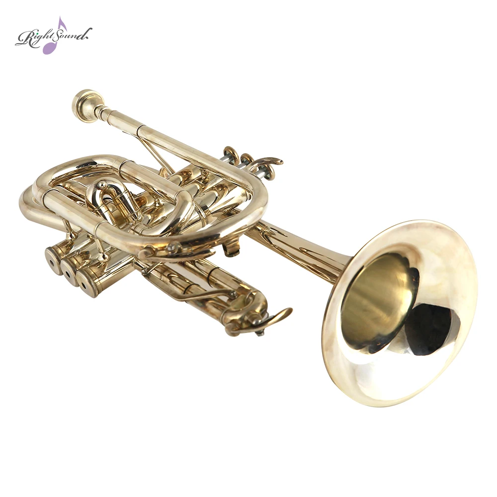Высококачественный Bb триггер Cornet желтый латунный музыкальный инструмент