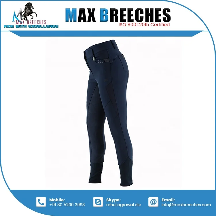 Modern Style Equestrian Riding Pants (Jodhpurs) Best Work Kids Breeches at Wholesale Price Silicone Printing Low Cost