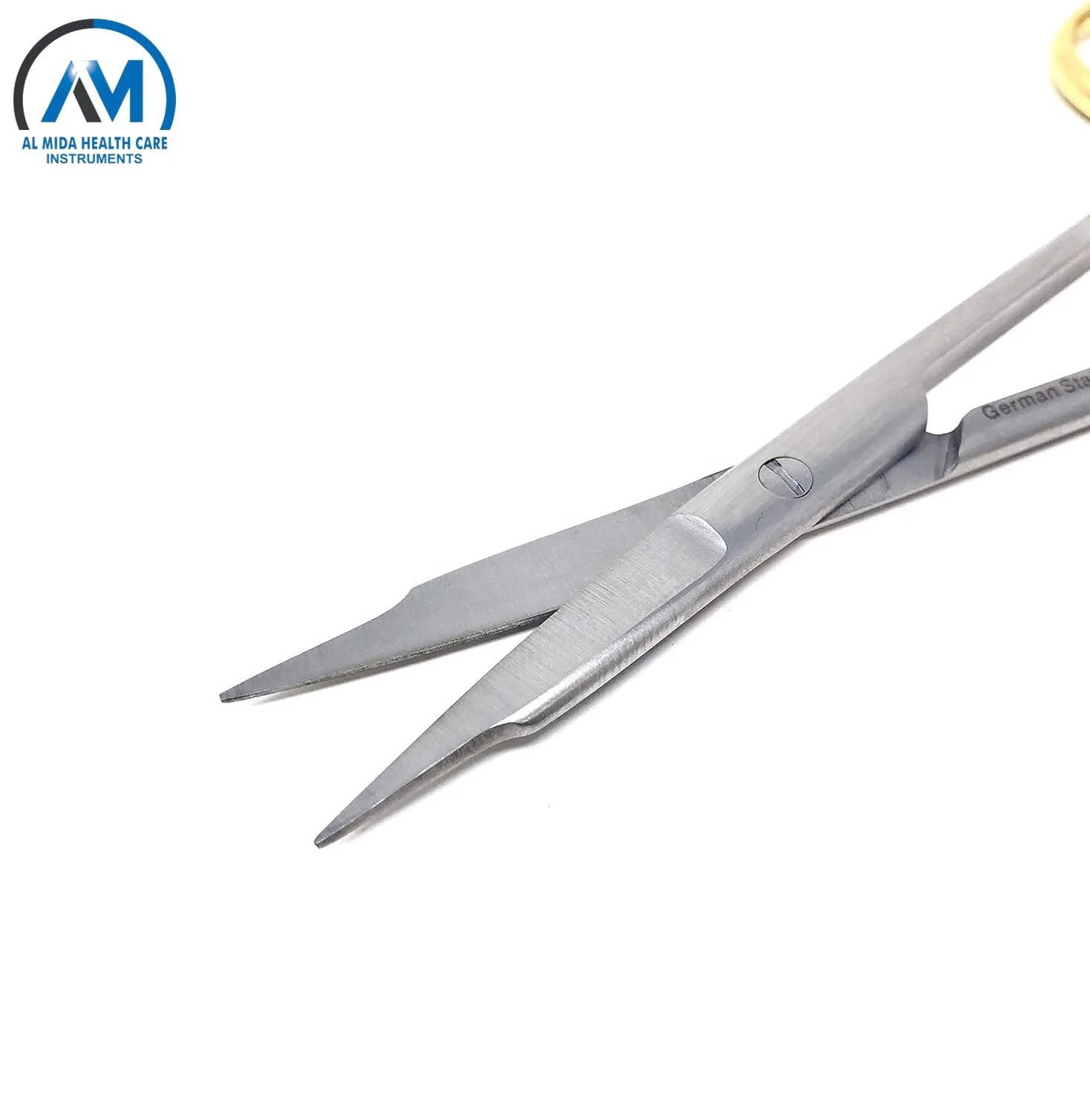 Goldman Fox Scissor 13 cm Straight & Curved with Super Cut Sharpness  By Al Mida