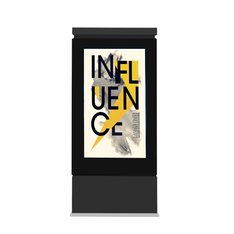 Outdoor Advertising LCD Display Digital Totem Signage TV Custom