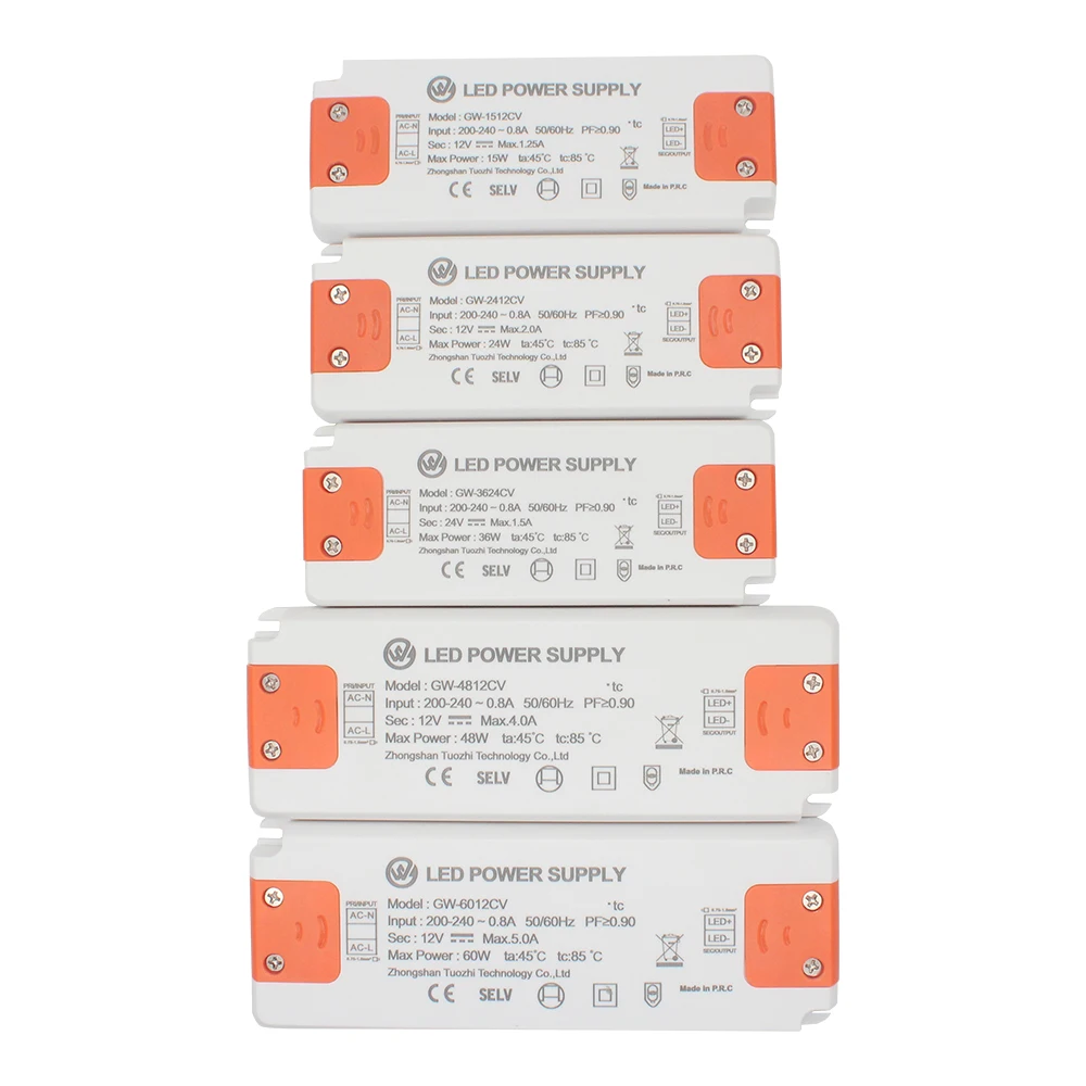 Ультратонкий Светодиодный драйвер переменного тока в постоянный ток 12 В 15 Вт сверхтонкий блок питания с постоянным напряжением 24 для внутреннего