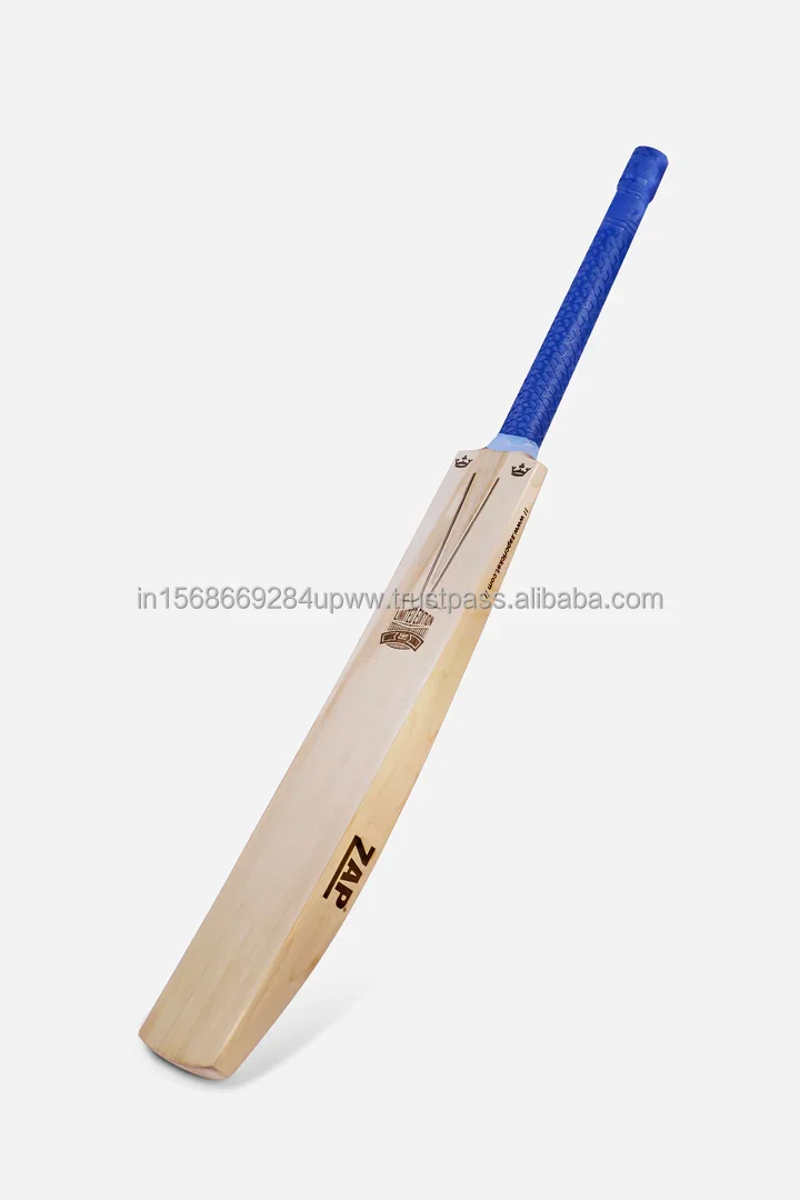 ZAP Signature Limited Edition Premium Willow Bat Minimalistic Laser Engraved Cricket Equipment Training Practicing Sports Type