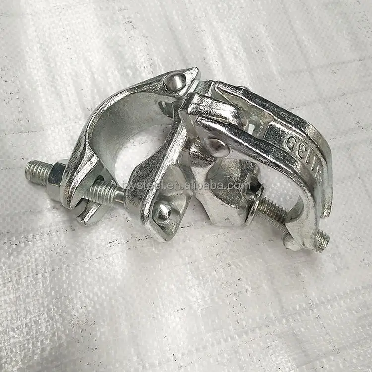 Scaffolding Coupler Steel Prop gi pipe clamp Clamp Drop Forged Swivel Fixed Double Coupler