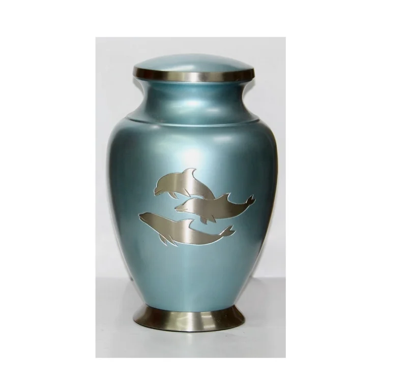 Dancing Fish Cremation Urn for pet ashes