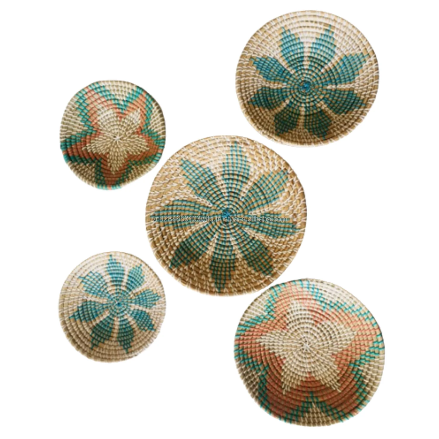 Interior Design Seagrass Wall Decor For Home Hot Trend In US Natural Decoration Boho Art - Made in Viet Nam With High Quality