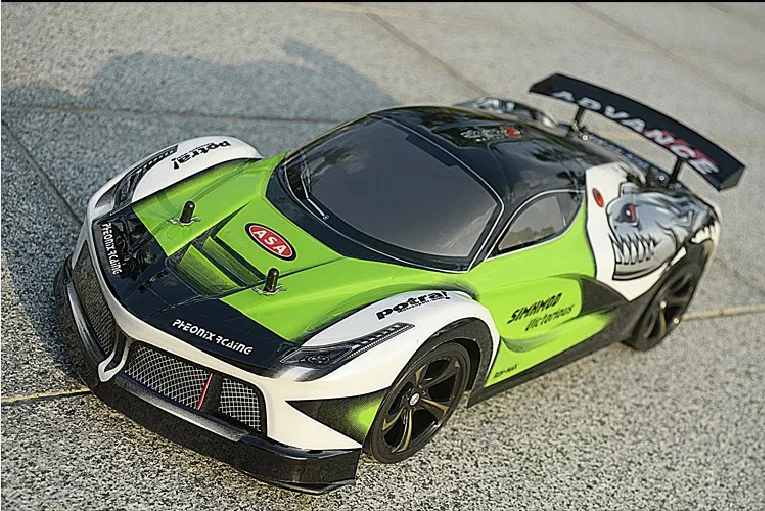 1/10 Scale Remote Control Vehicle Fast Radio Control Toys 2-Wheel Drive RC Drift Car