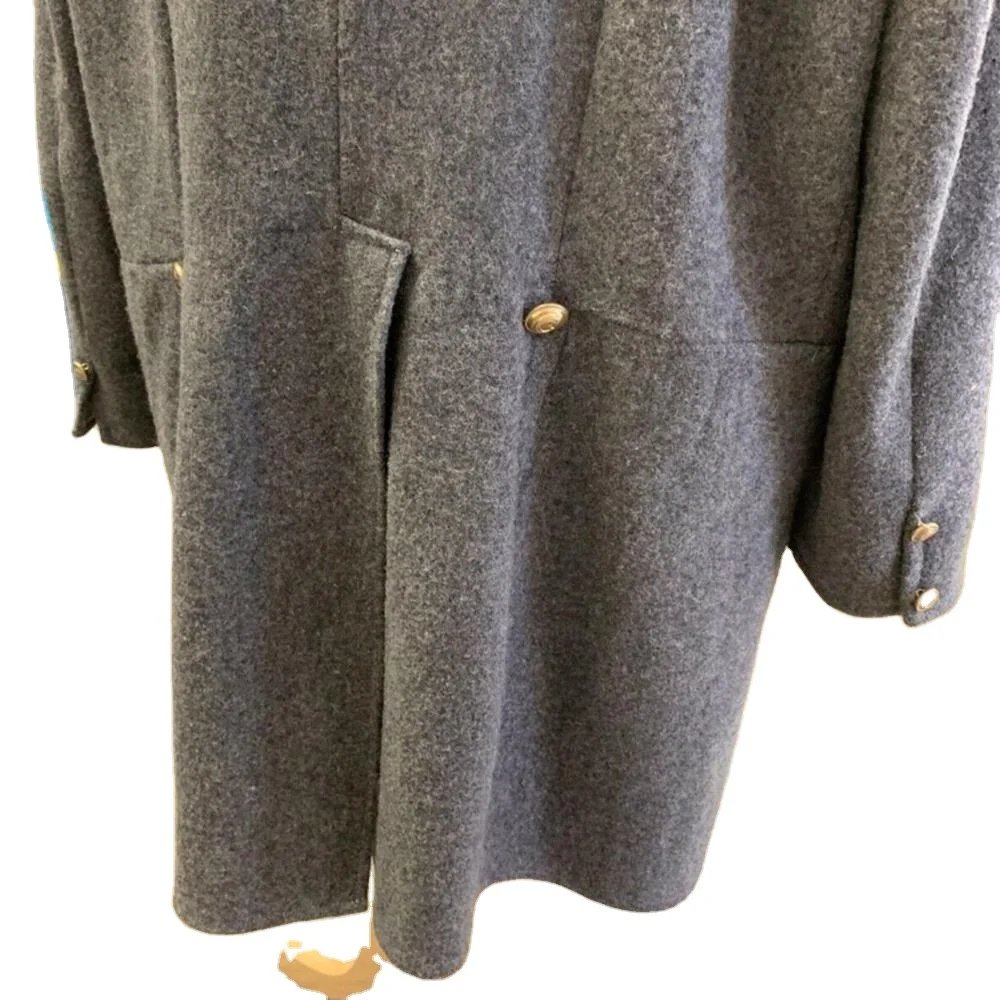 Reproduction Model Men CS Grey wool Frock Coat Civil War 19th century Jacket Uniform  Coat