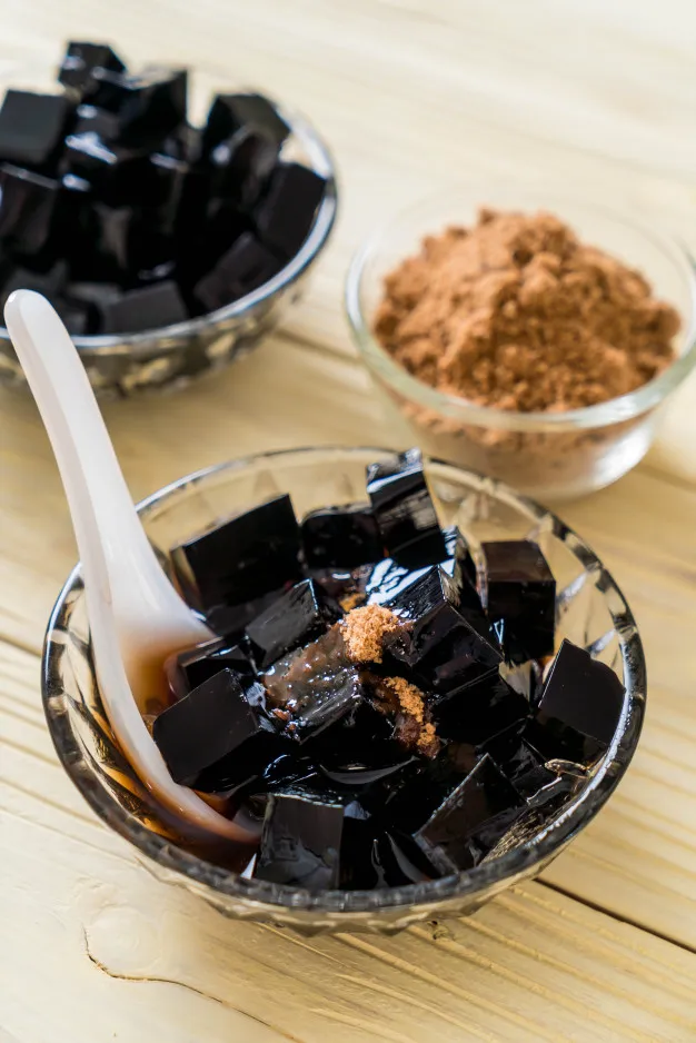 Wholesale Thailand Grass Jelly Weight Loss Slimming Healthy Snacks Keto Foods