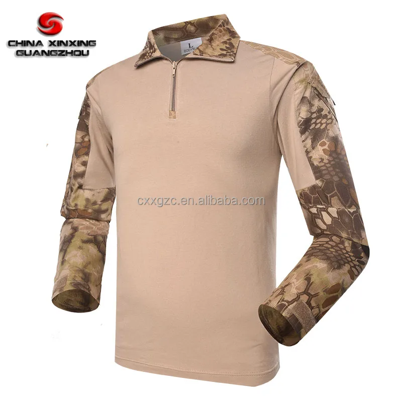 Custom Camouflage Tactical Uniform Desert Camo Frog Suit Hunting Uniform