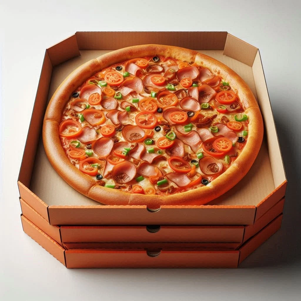 Eco-Friendly Custom Pizza Box Durable Packaging for Hot and Fresh Pizzas Sustainable and Stylish