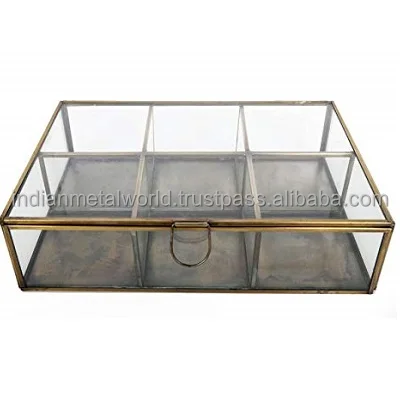 Серебряная шкатулка для ювелирных изделий индивидуальная форма высококачественные металлические и стеклянные безделушки шкатулки украшений подарков