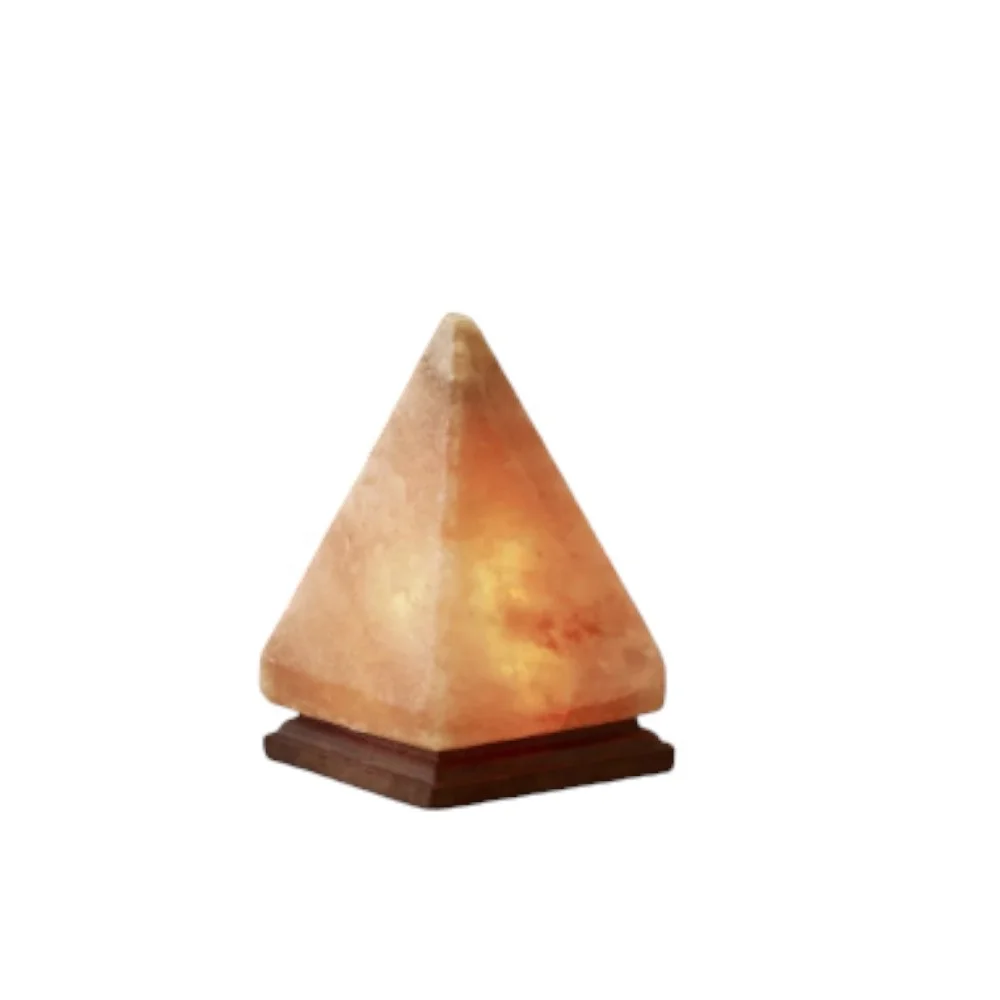 Discover Tranquility in Every Corner with Himalayan White Salt Pyramid Lamp from Sian Enterprises