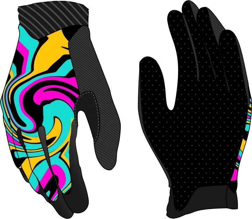 SMASH Bike High Quality Skeleton Gloves MX Off Road MTB Gloves Cycling Mountain Bike Gloves Customized Logo Wrapped Protection