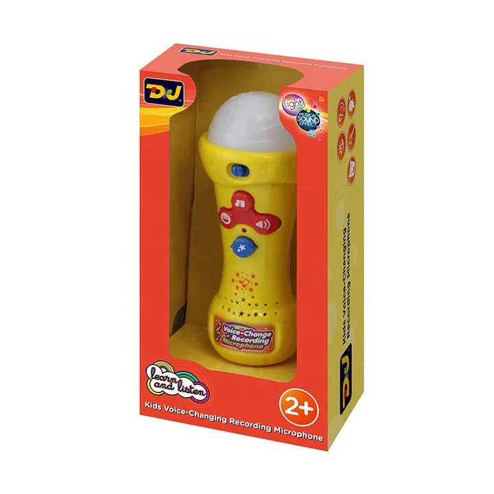 Handheld microphone for baby echo voice amplfied microphone Kids voice changer toy