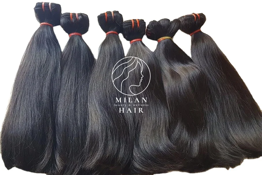Bone Straight SDD Virgin Russian Hair Extensions Silky Human Vietnam Natural Color Shedding Free Hair