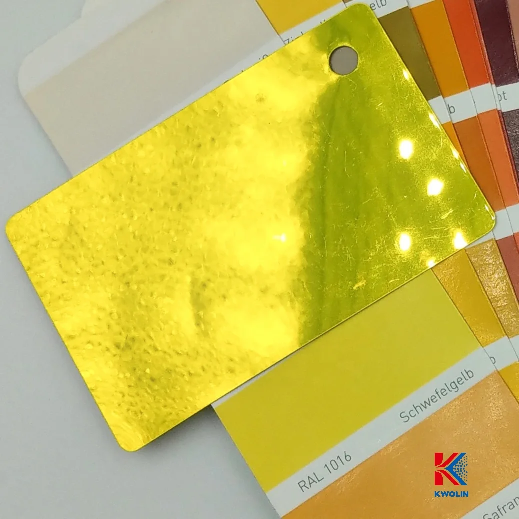 Candy Paint Fluorescent Yellow Polyester Candy Powder Coating