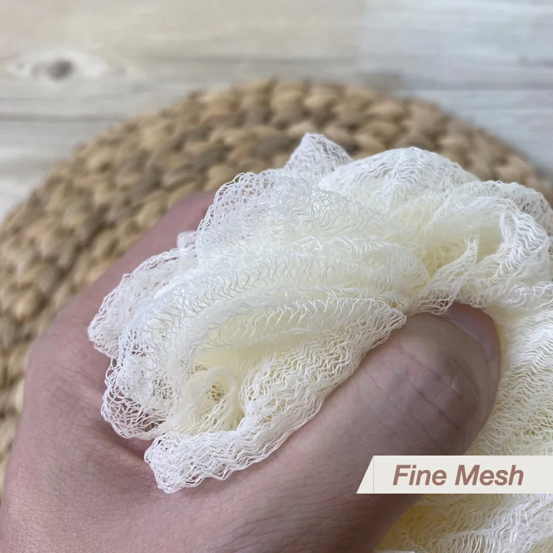 Factory Direct Sale Fine Mesh Fast Foaming Shower Ball Quick Foaming Skin-Friendly Soft Bath Sponge