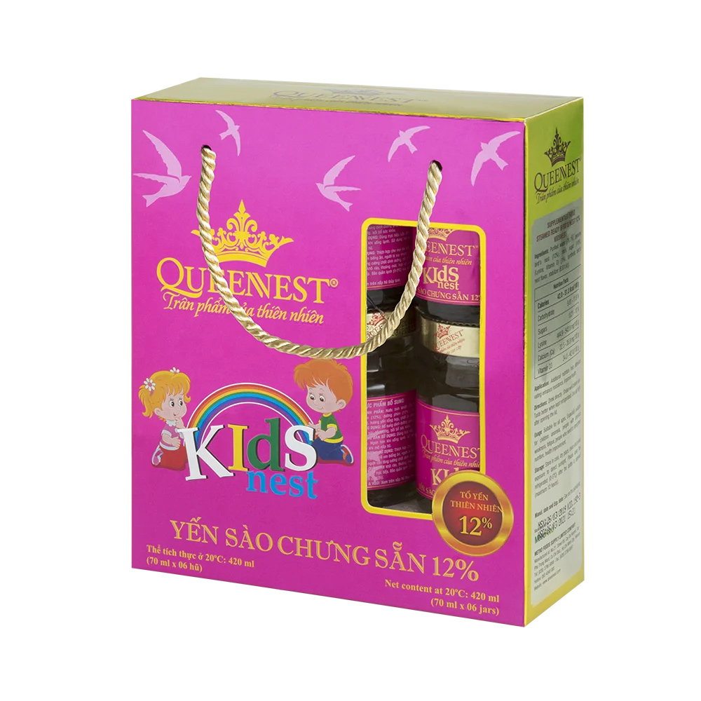Подлинное детское гнездо QUEENNEST 12% (банка 70 мл) из Вьетнама