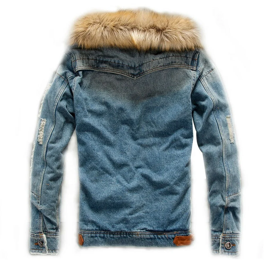 Men denim jacket oem autumn winter jacket mens elastic stretch jean Jackettes for men
