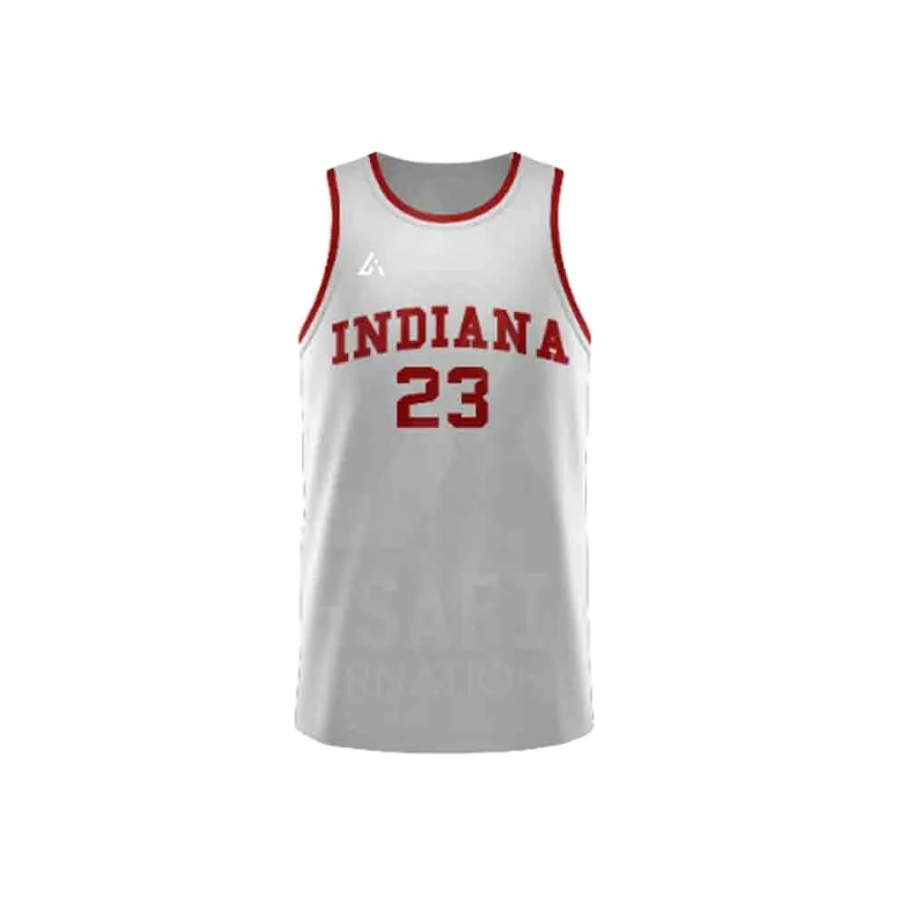 Мужская баскетбольная форма из полиэстера с сублимационной печатью