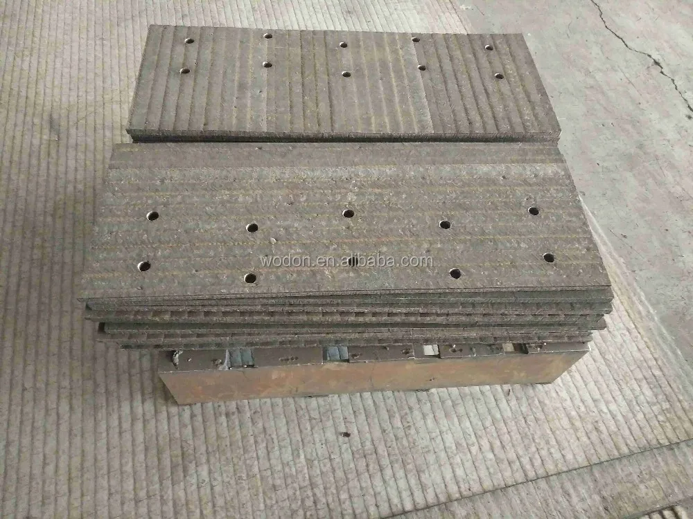 plates metal matrix composite composite wear resistant steel plate for mining chute