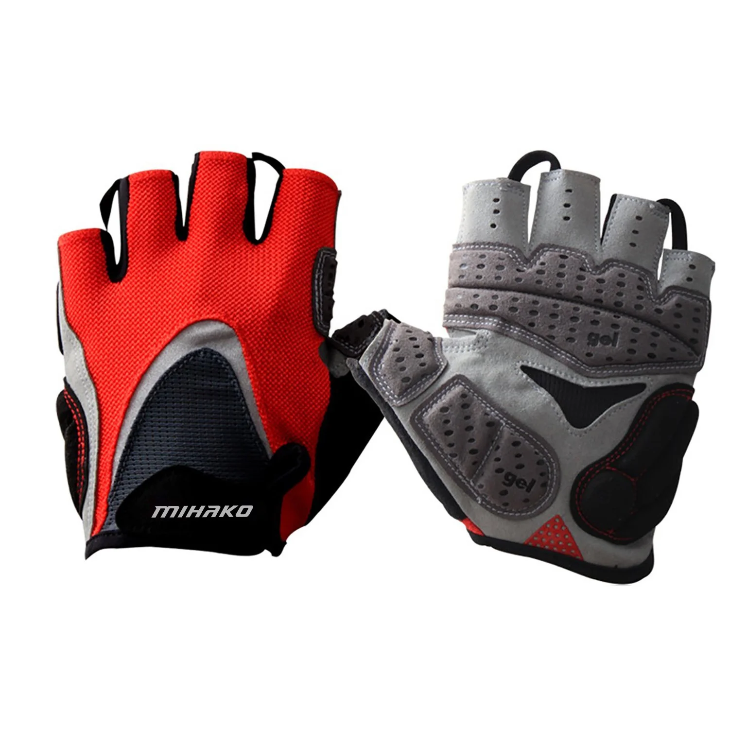 Non-Slip Breathable bicycle accessories Cycling Gel Pad Short Half Finger Gloves Fixed Sports Riding Gloves