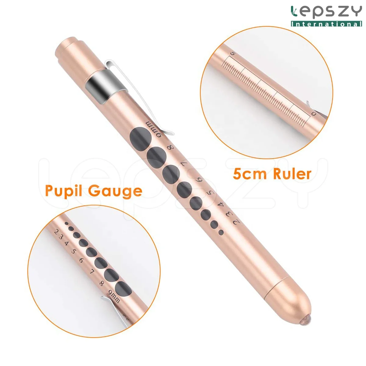 Light Pen with LED Pupil Indicator for Nurses, Doctors, 2 Pieces Reusable Medical Light for Nursing Students