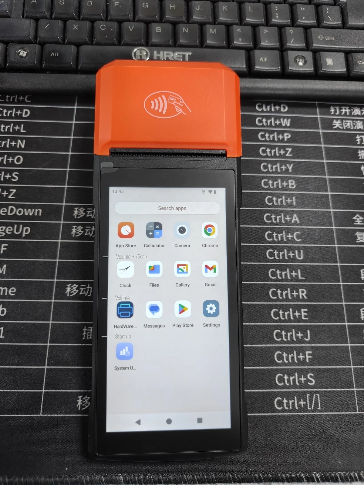 Бесконтактный считыватель карт POS Google Pay с мобильным сервисом Android 14 система 3 ГБ оперативной памяти 32 ROM