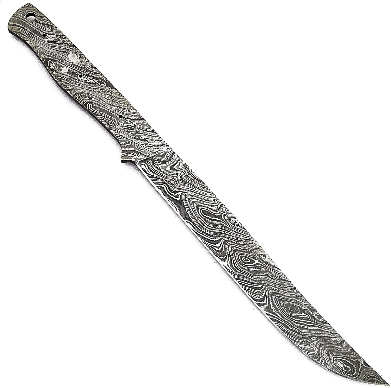 Damascus Blank Blade Fish Fillet Hand Forged 13.50 inches for Fishing Hunting Knife