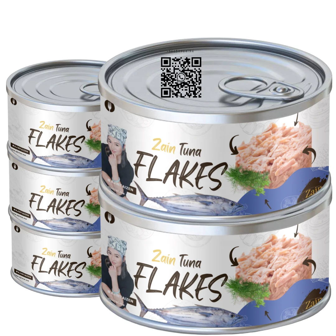 Zain Ajintai ZEN Chunk Canned Tuna Thailand wholesale high quality  Sardine Mackerel in Brine in Vegetable oil inTomato Sauce