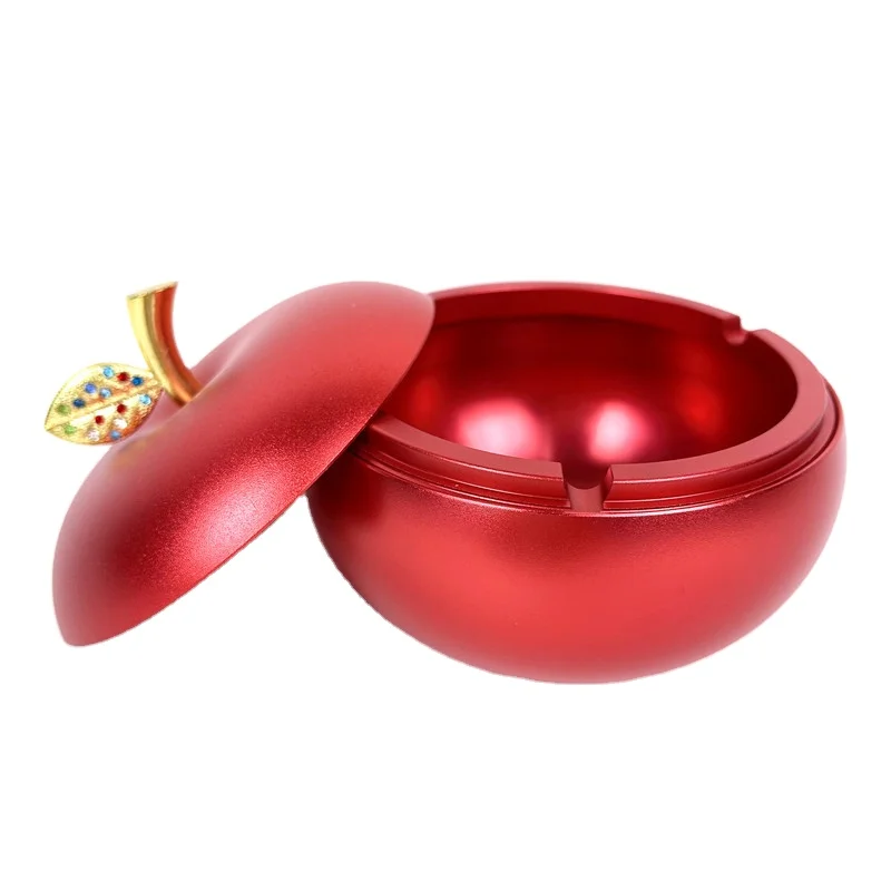 GOURMAID  Windproof Aluminum Yellow Ashtray Cigar Ashtray