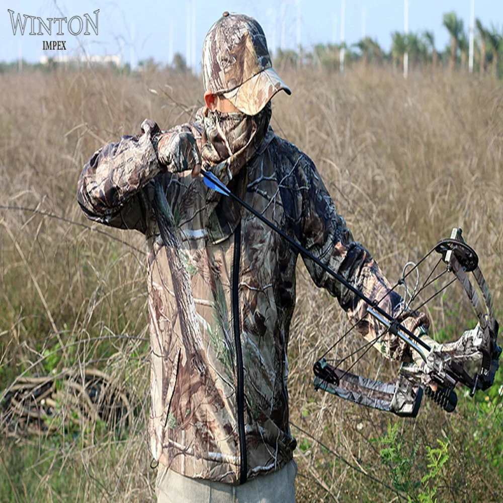 2021 Outdoor Jacket Set with Pants Camouflage Military Army Tactical Uniform Combat Pants Hunting Clothes Airsoft Hunting Wear