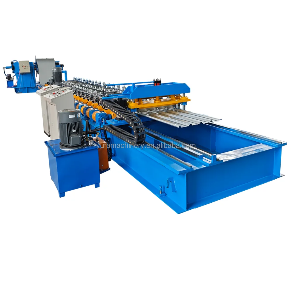 Gear box drive 40m/min servo motor auto cutting G550 hardness alu zinc steel roof spandek roll forming machine
