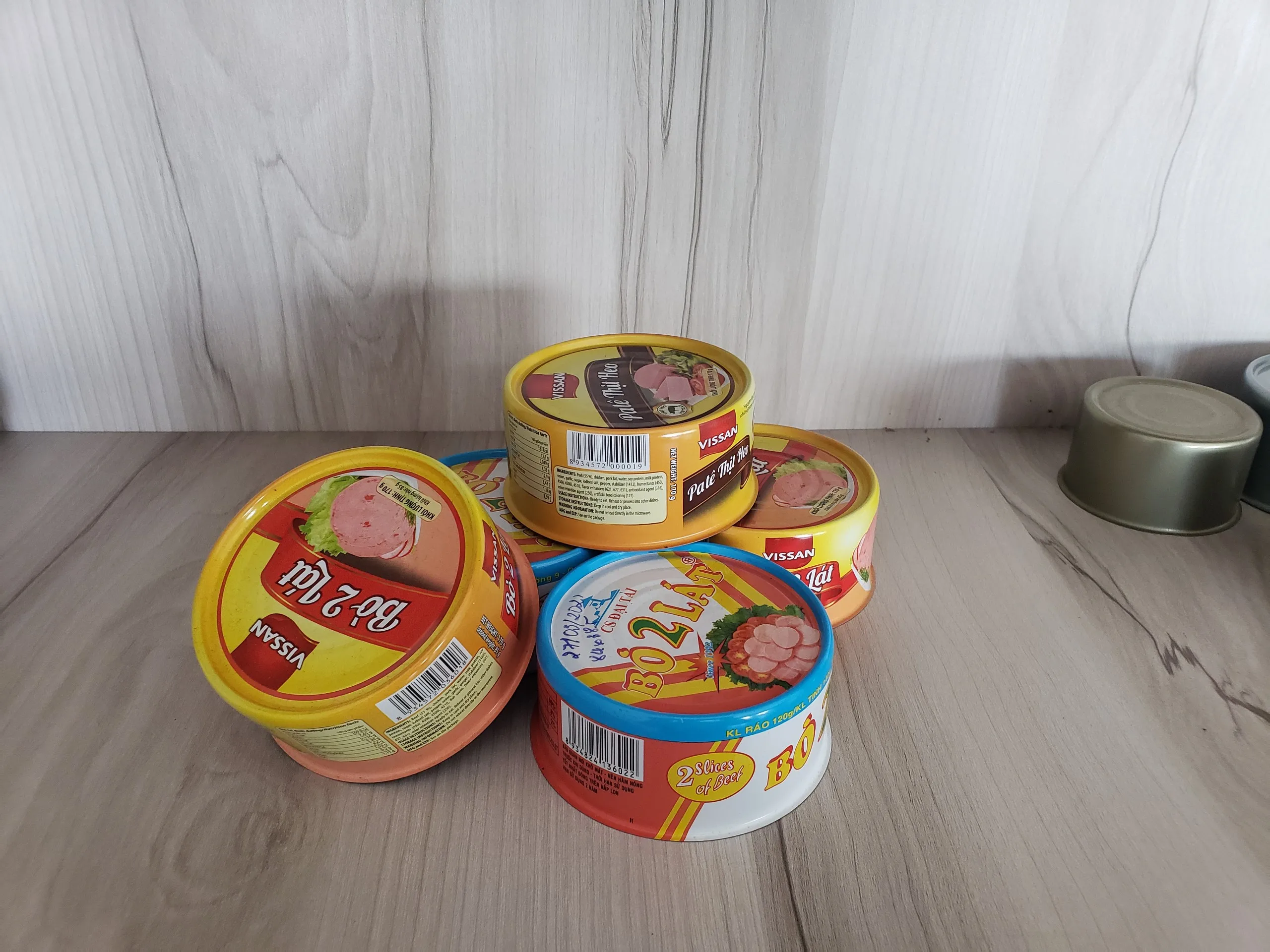 2 предмета в комплекте жестяная коробка перевозка груза из Вьетнама Управление по санитарному надзору за качеством пищевых продуктов и медикаментов метал жестяных банок тунец упаковка на экспорт