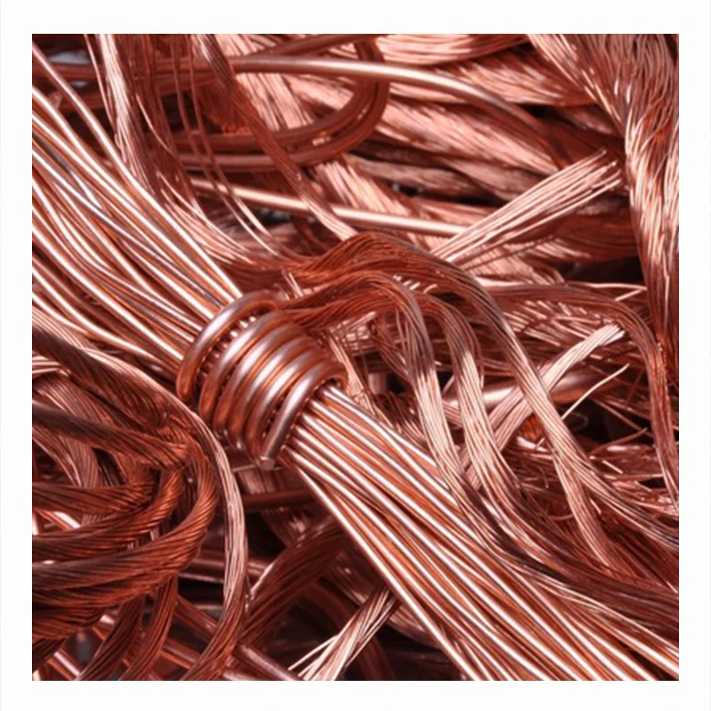 0.5 ton sample Pure Bright Red Copper Mill Berry Clean Electrical Wire Bare Cable Waste Scrap 99.9 in big stock