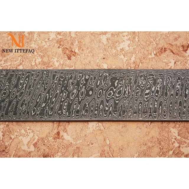 
10 Inch custom handmade damascus steel Billet/Bar For Knife Making 