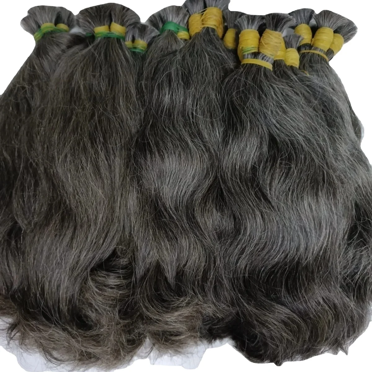 Human Hair Extensions Vendor-NGHair Origin From Vietnam, DoubleDrawn Natural Straight Bulk Hair NoShedding No Chemical Treatment