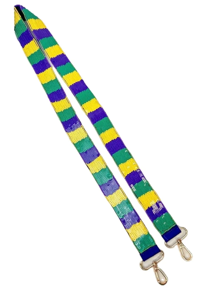 Handcrafted GO TIGERS multi beaded bag strap belt unique team spirit Accessory shoulder & crossbody bags perfect for Game Day