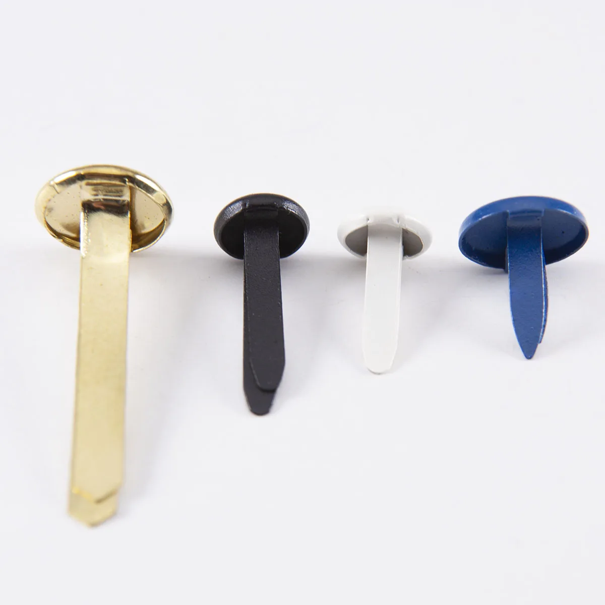 Taiwan made 12mm head long leg paper fastener for office use