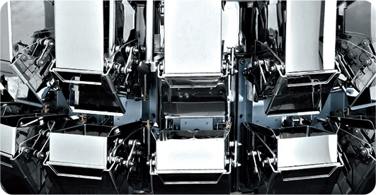 Automatic 14 head multihead weigher with no-spring leisure food weighing and packaging machine