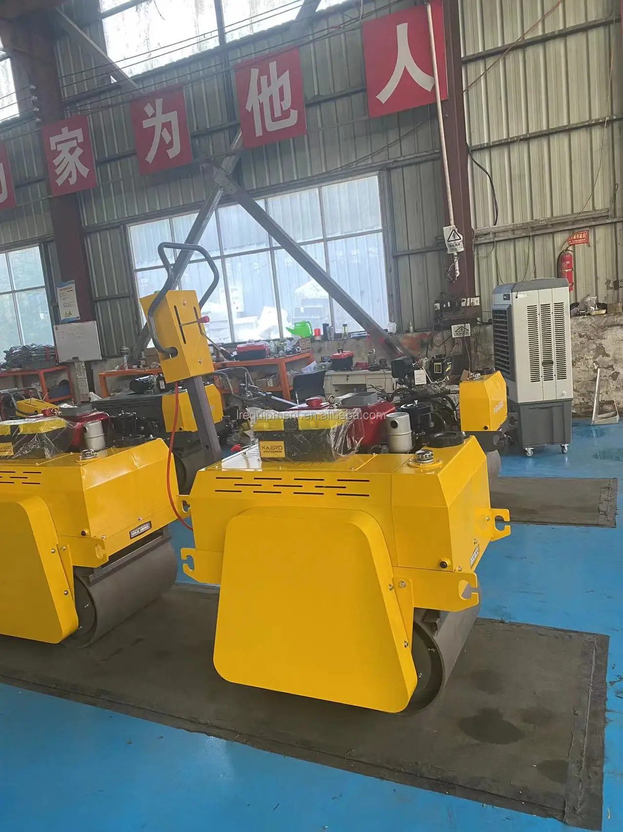Double Drum Gasoline Vibratory Hand Small Ride Road Roller