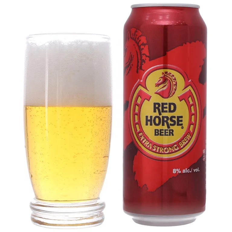 Пивная банка RED HORSE 500 мл/Пиво HORSE/оптовая
