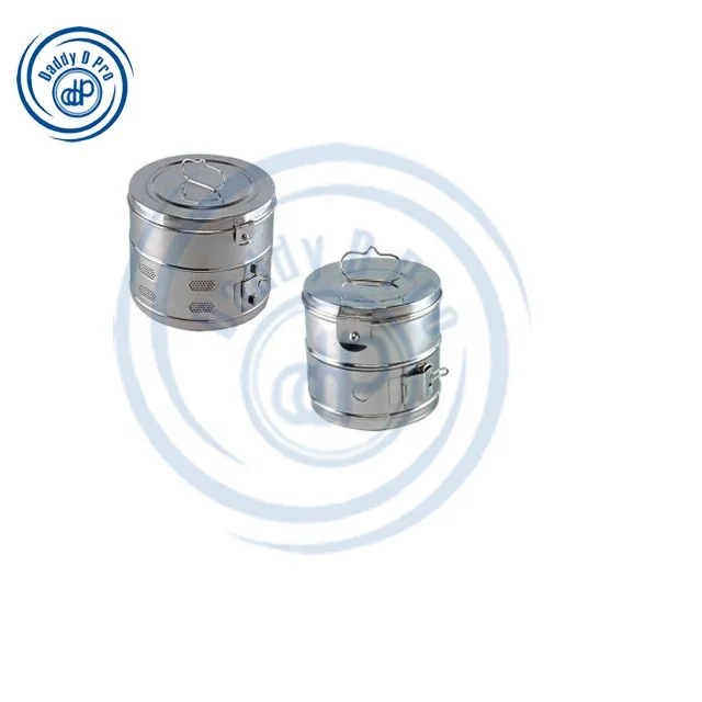 Dressing drum sterilization drum STAINLESS STEEL Medical SURGICAL INSTRUMENTS For Hospital Use BY DADDY D PRO
