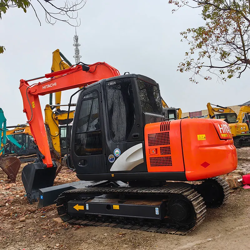 7-тонный Подержанный Hitachi ZX70 ZX120 ZX200 японский бренд строительное оборудование экскаватор малая землеройная экскаваторная машина распродажа