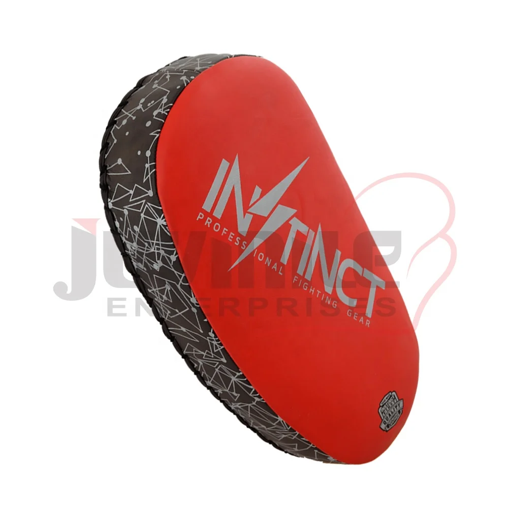 Compact Kicking Thai pad made of fine grain cowhide leather custom sportswear OEM ODM manufacturer