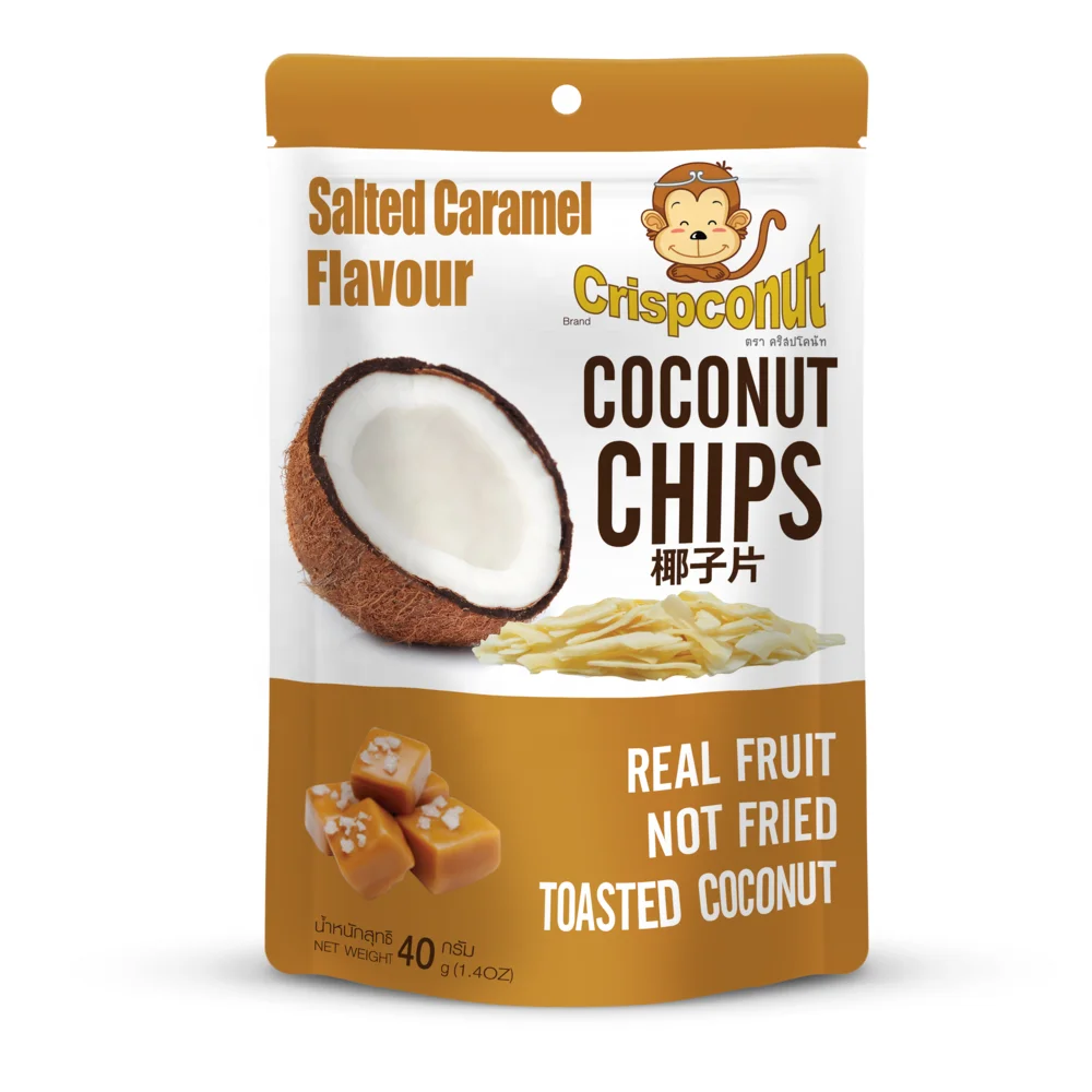 Thailand Caramel Flavour Coconut Chips Crispconut