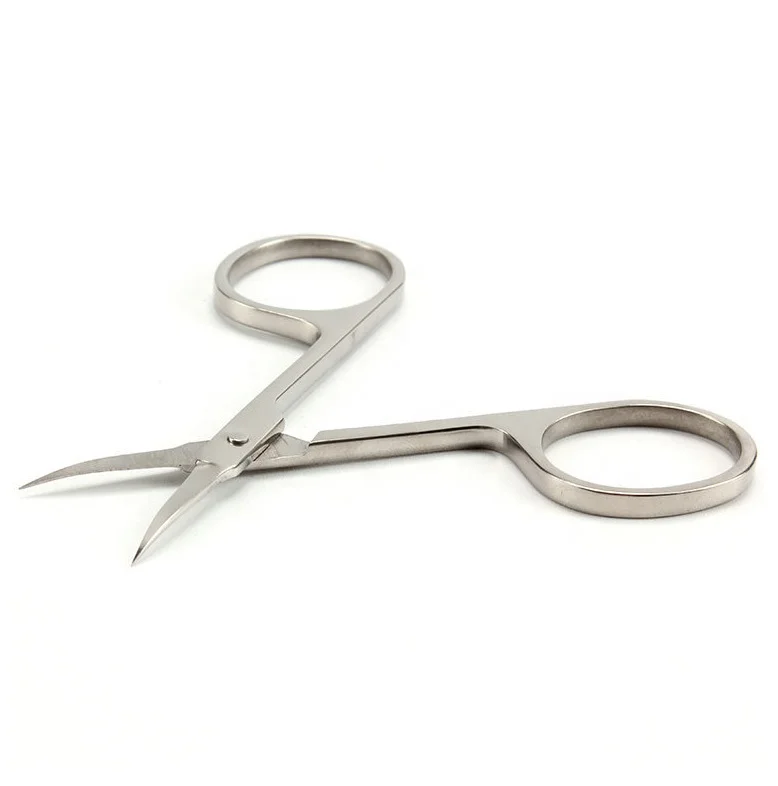 Small Scissor For Beauty Saloon Eyelash Eyebrow Cuticle And Baby Care Solid Stainless Steel Scissor Customized Color With Logo