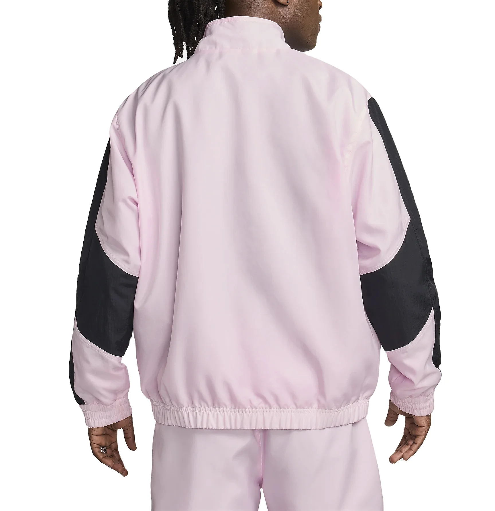 Wholesale Bulk Custom Men Nylon Zip Up Windbreaker Shorts Set Two Pieces Set Nylon Windbreaker Tracksuit