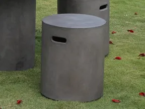 Customized Shape Octagonal End Table Ready to Export Outdoor Furniture Cement Stool